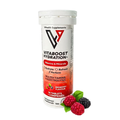 Vhealth Vitaboost Hydration+ Multivitamines Goût Fruit Rouge 10 Comprimés