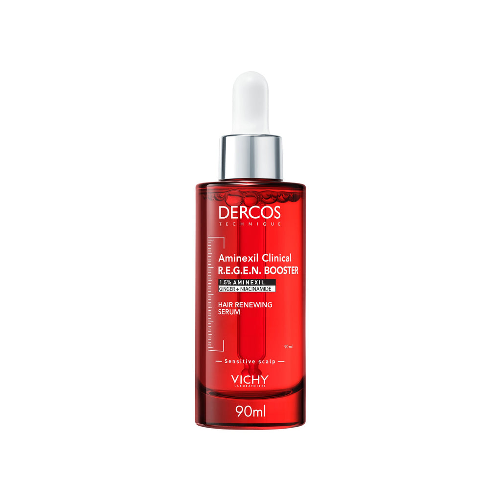 Vichy Dercos Aminexil Clinical R.E.G.E.N. Booster Sérum Capillaire 90ml — Aminexil Gingembre Niacinamide Anti-Chute