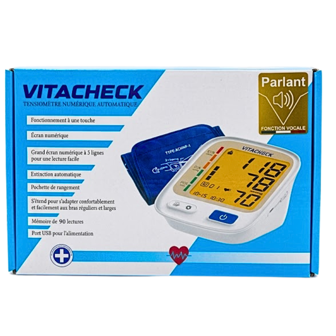 جهاز قياس ضغط الدم الرقمي الناطق Vitacheck