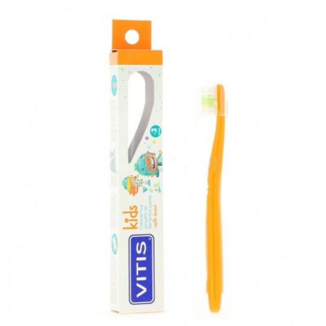Vitis Brosse à Dents Enfant +3 Ans Hygiène Bucco-Dentaire
