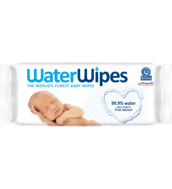 WATERWIPES Lingettes Baby 60 Pièces Hygiène Quotidienne