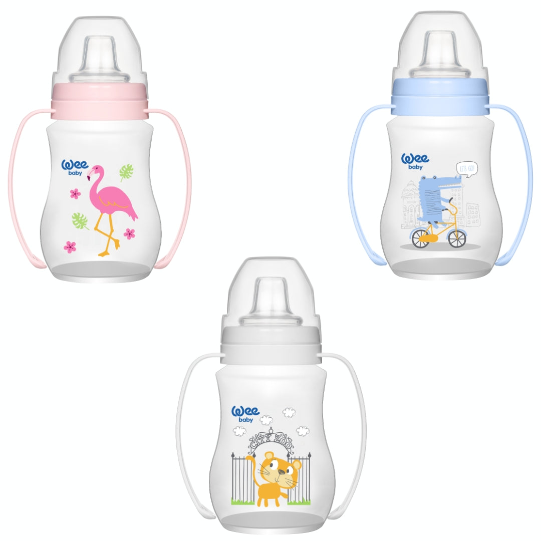 WeeBaby Tasse Anti Fuite Poignée 250ml Apprentissage