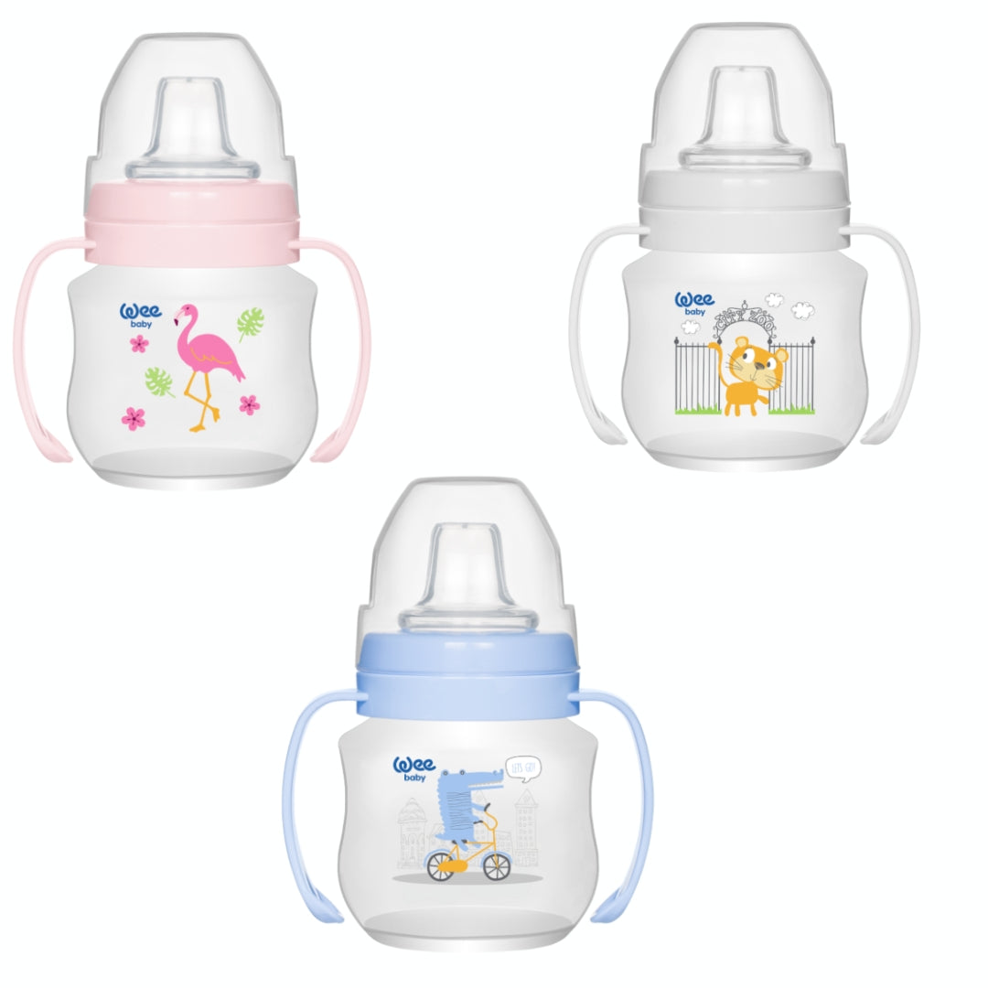WeeBaby Tasse d'apprentissage Anti-Fuite avec Poignée 125ml
