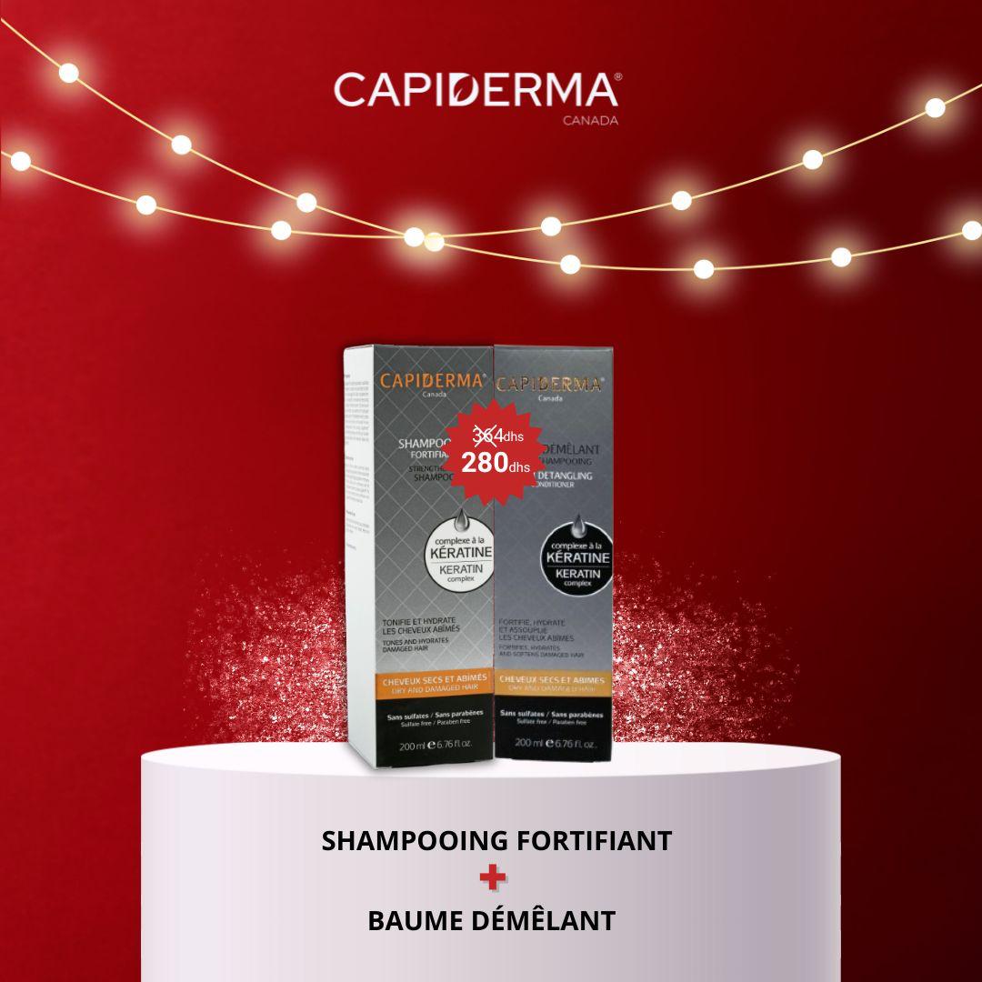 Capiderma - Shampoing Fortifiant à la Kératine - 200 ml = Ba
