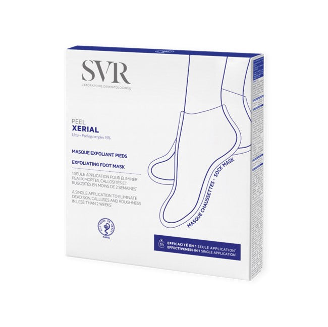 SVR XERIAL قناع تقشير القدمين المجدد، قطعتان