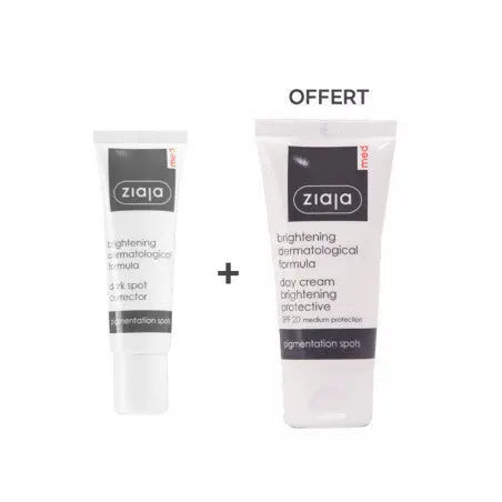 ZIAJA Pack Crème de Jour Dépigmentante + Correcteur