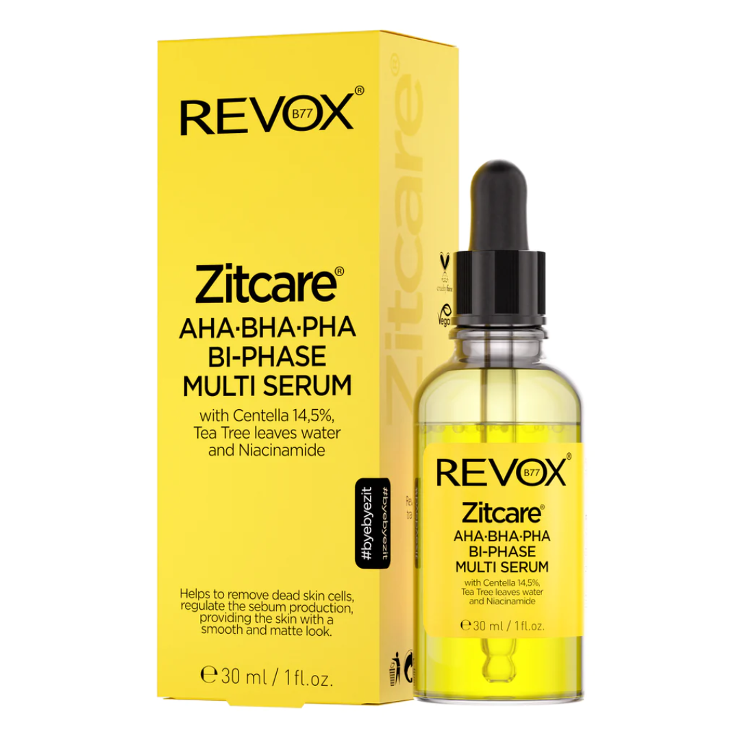 Revox ZitCare Sérum Multi-Acides AHA BHA PHA 30ml