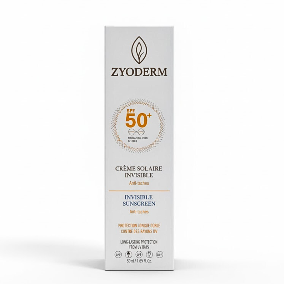 Zyoderm Crème Solaire Invisible Anti-Tache SPF50+ 50ml