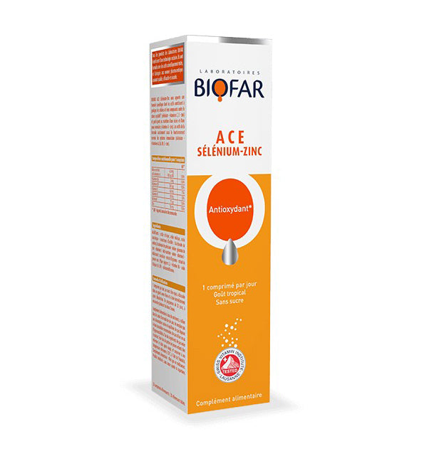 BIOFAR ACE Sélénium-Zinc 20 capsules Antioxydant