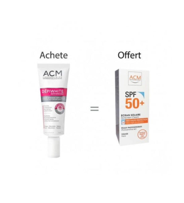 ACM Depiwhite Pack Promotion Crème Advanced + Masque + Écran Solaire