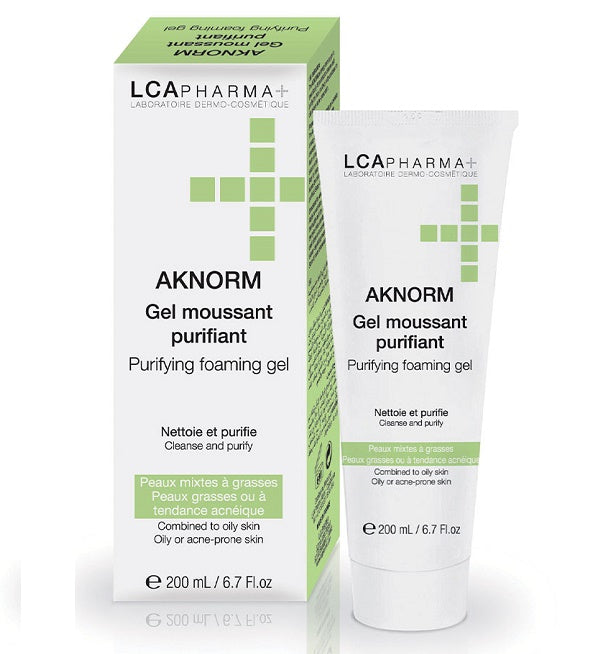 LCA AKNORM Gel Moussant Purifiant 200ml