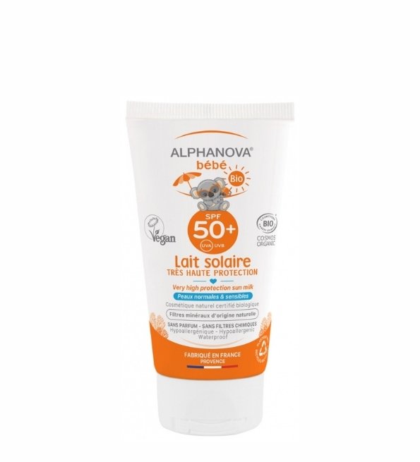 Alphanova Bébé Lait Solaire Bio SPF50+ 50ml