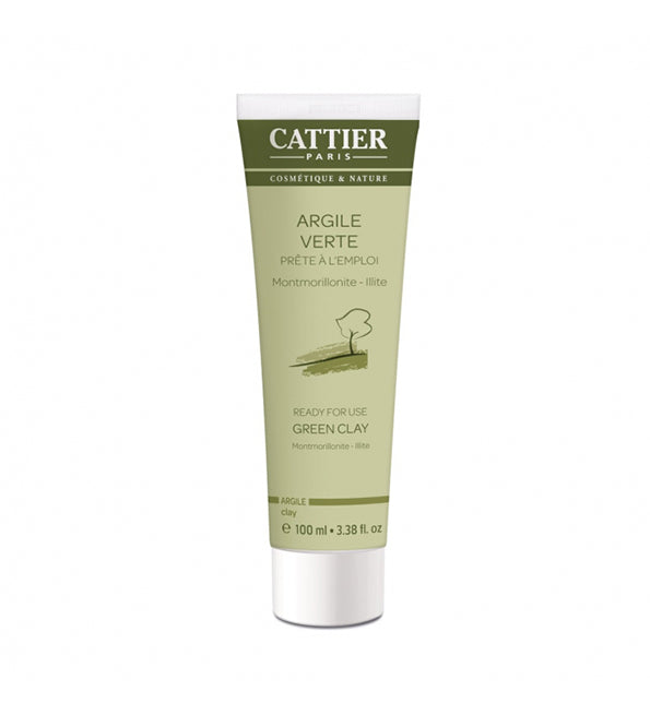 قناع طين الكاتيه الأخضر الجاهز للاستعمال لتنقية الوجه