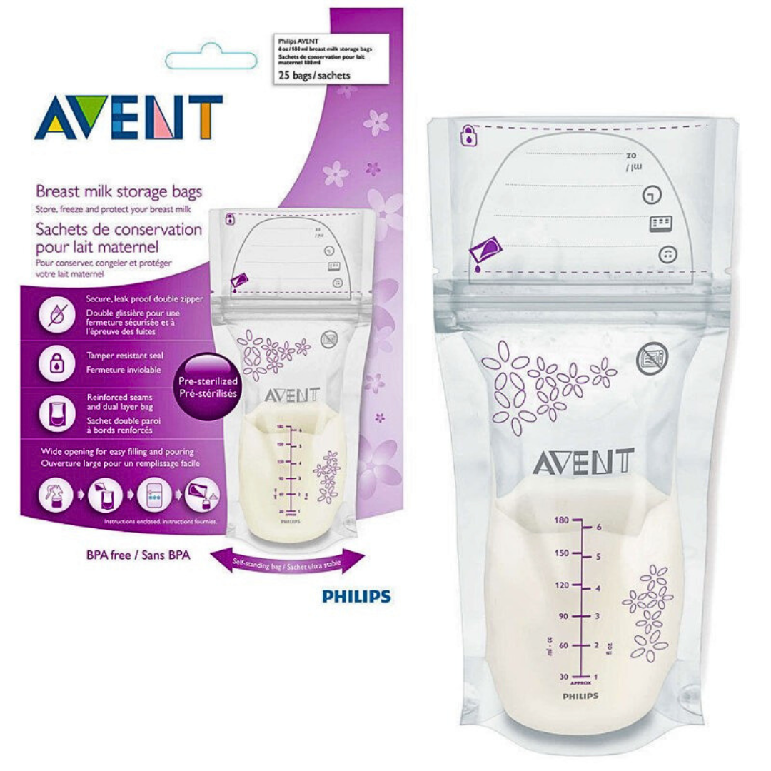 Avent Sachets Conservation Lait Maternel 25 pièces