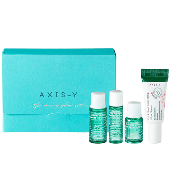 AXIS-Y The Mini Glow Set Coffret Soin Visage Hydratant