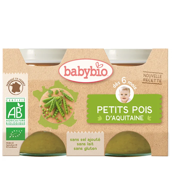 Babybio بوريه البطاطا الحلوة 2×130غ من عمر 4 أشهر