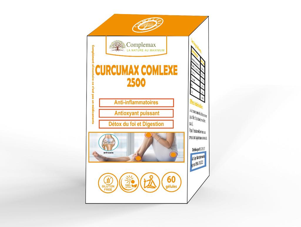 COMPLEMAX Curcumax Curcuma Bien-être Articulaire 60 Gélules