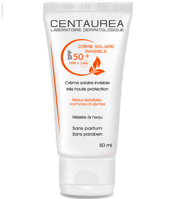 Centaurea Crème Solaire Invisible SPF50+ Protection Corporelle