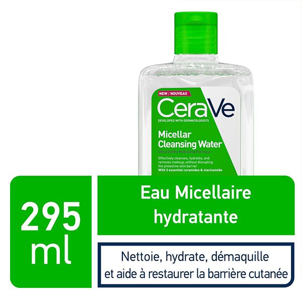 CeraVe Eau Micellaire Hydratante Démaquillante 295ml