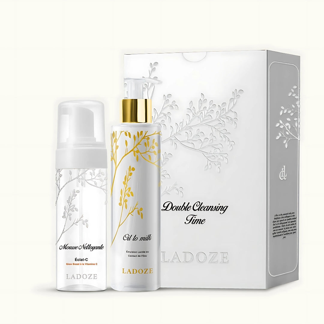 Ladoze Double cleansing time Coffert " oil to milk 200ml+Mou