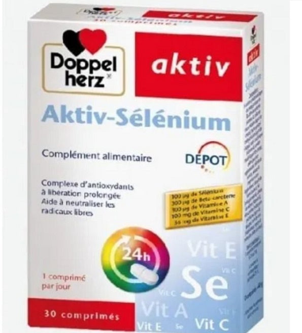 Doppel Herz Sélénium 30 comprimés