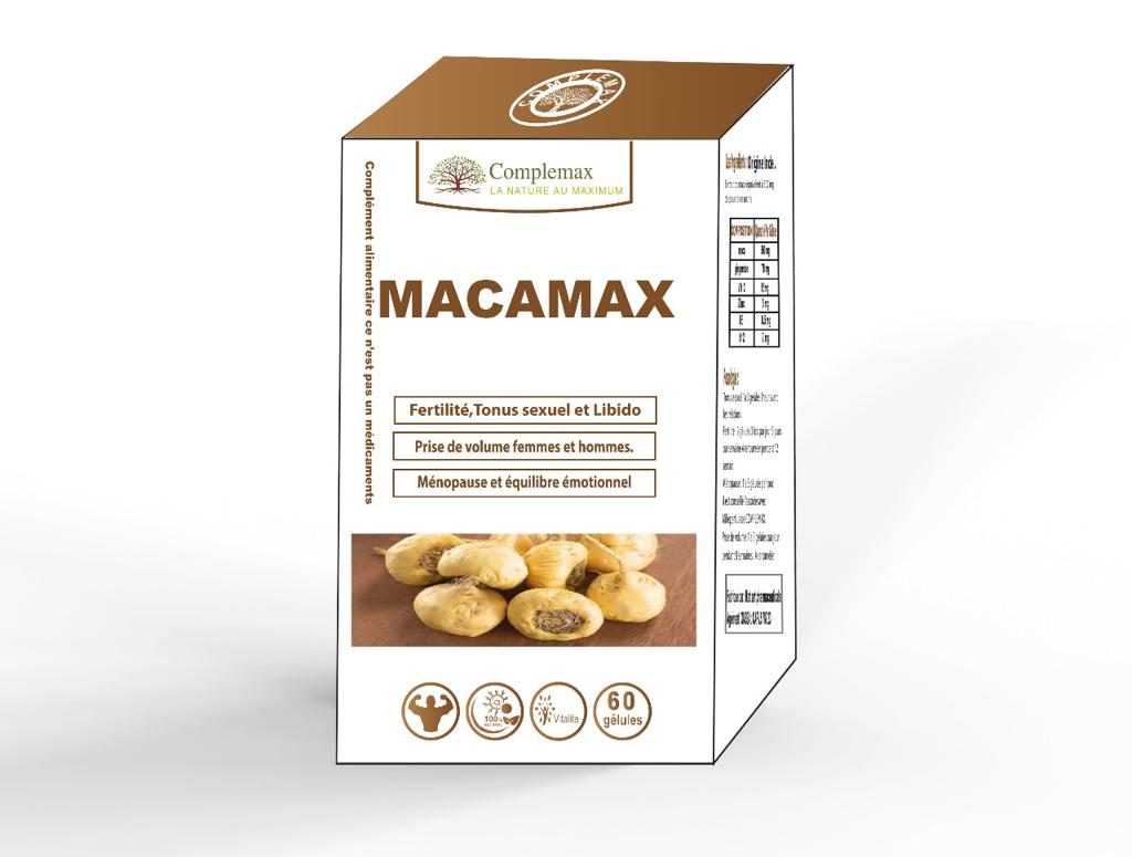 COMPLEMAX Macamax 60 Gélules Vitalité Homme