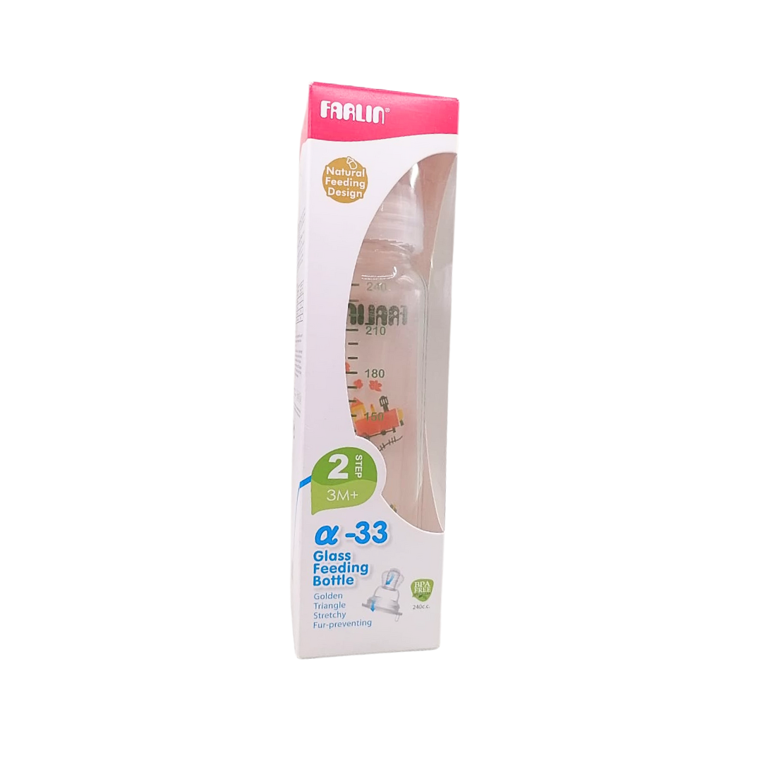 Farlin Biberon Verre Borosilicate 240ml
