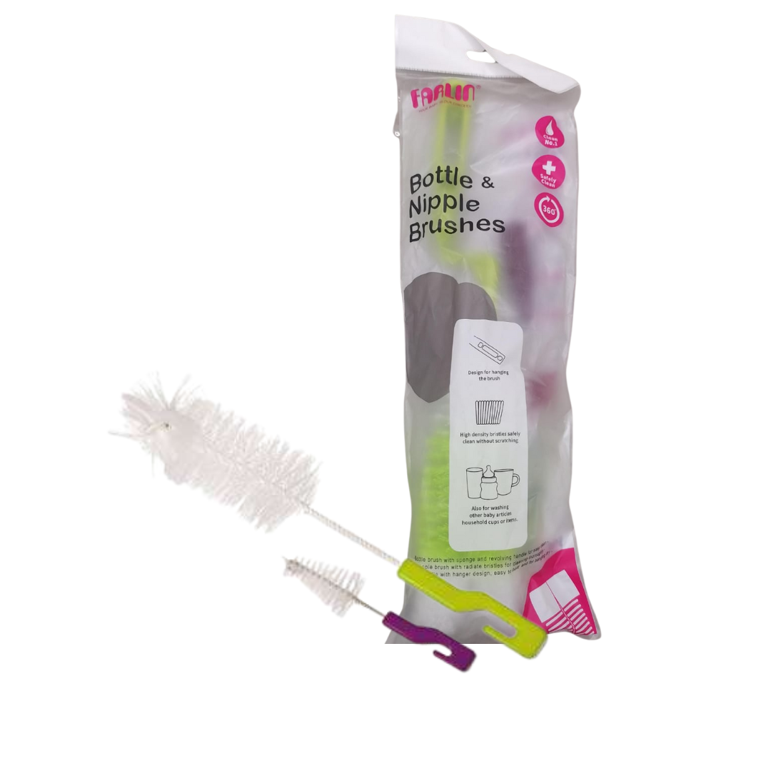 FARLIN فرشاة زجاجات برأس إسفنجي قطعتين BF-252