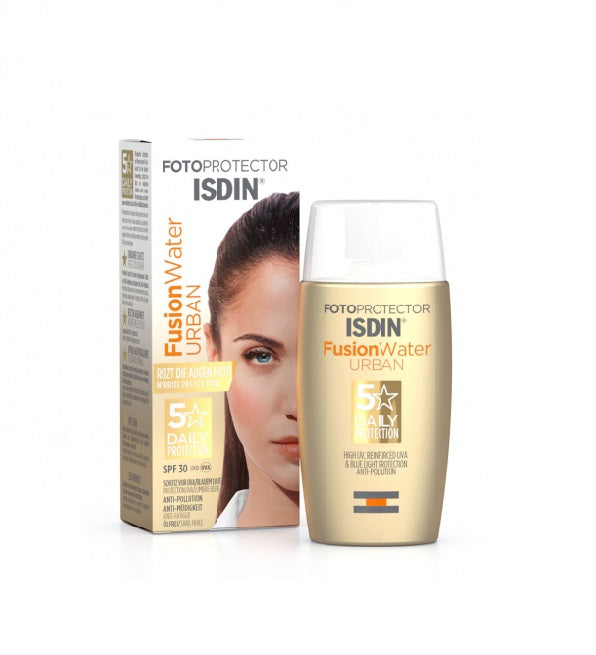 ISDIN Fusion Water Urban SPF30 Crème Solaire Visage 50ml