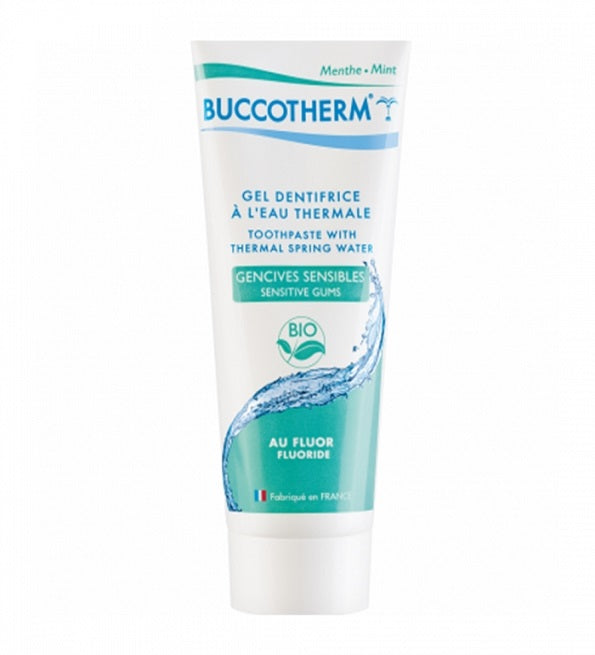 Buccotherm Gel Dentifrice Bio Gencives Sensibles Fluor 75ml
