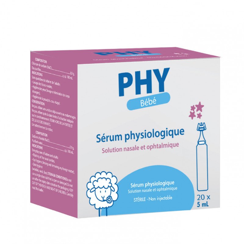 Gilbert Sérum Physiologique Bébé Unidoses 20 x 5ml