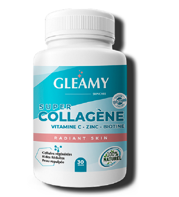Gleamy Super Collagène 30 Gélules Anti-Âge