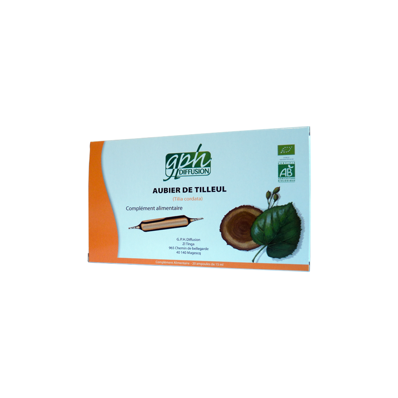 GPH Aubier de Tilleul 20 ampoules de 15 ml