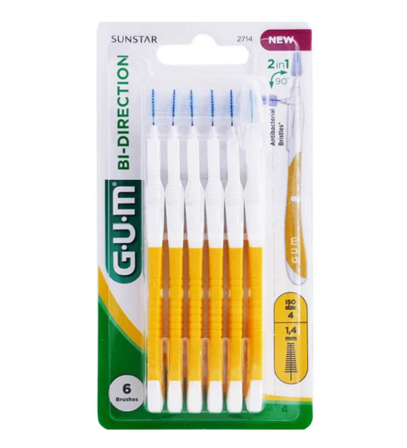 GUM Bi-Direction Brossette fine 1.4 مم 2714