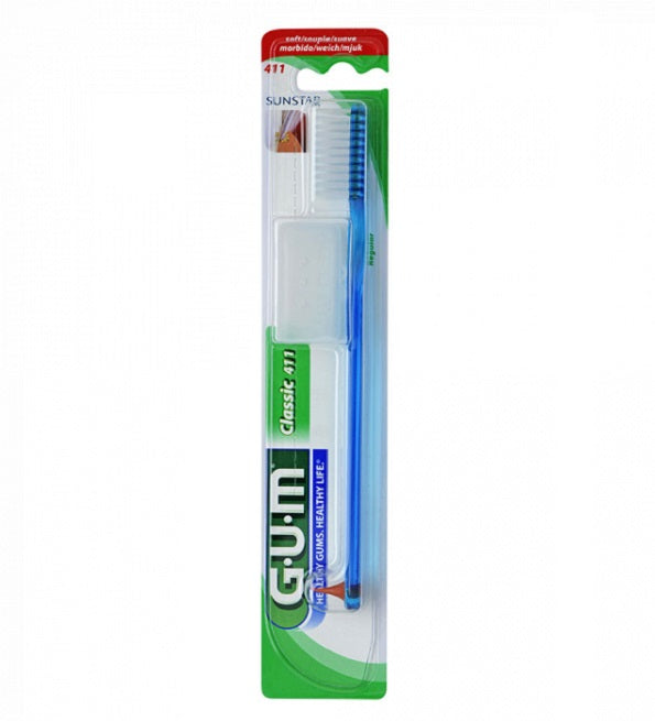 GUM فرشاة أسنان كلاسيكية ناعمة 411