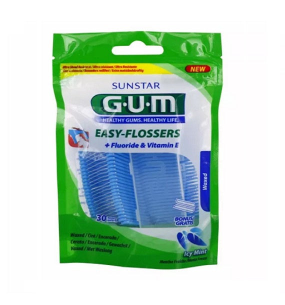 GUM Easy Flossers Mentholés Porte-Fil 890 Pièces