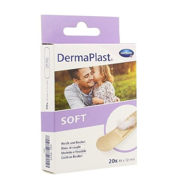 Hartmann Dermaplast Soft Pansements Adhésifs 19 x 72 mm