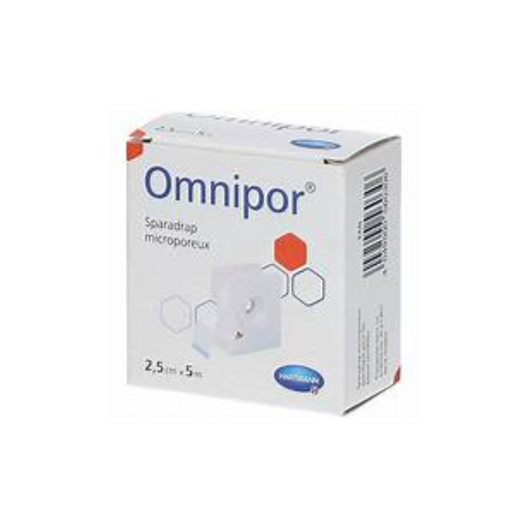 Hartmann Omnipor Sparadrap Microporeux 2,5 cm x 5 m