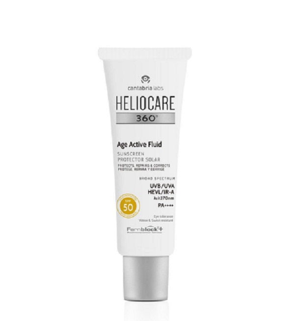 Heliocare 360° Age Active Fluid SPF50 Fluide Solaire Visage 50ml