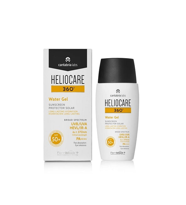 Heliocare 360° جل مائي بعامل حماية SPF50+ واقي شمسي للوجه