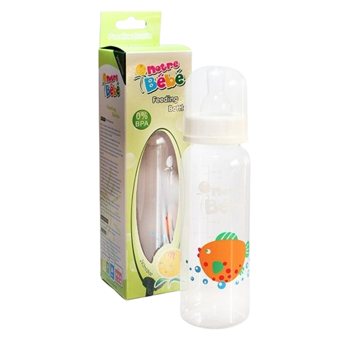 Notre Bébé Biberon Verre PM 120ml Alimentation Naturelle Bébé