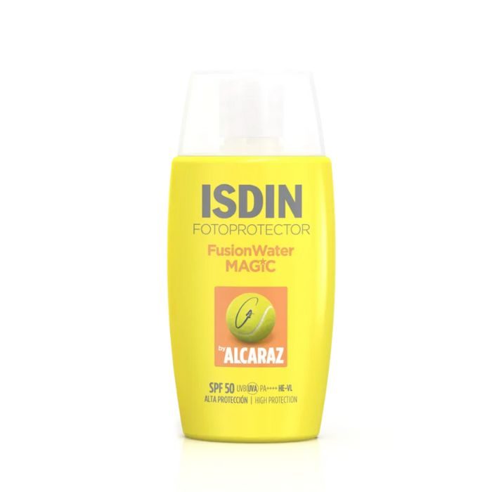 واقي شمسي للوجه ISDIN Fusion Water Magic من الكاراز بعامل حماية 50 رياضي