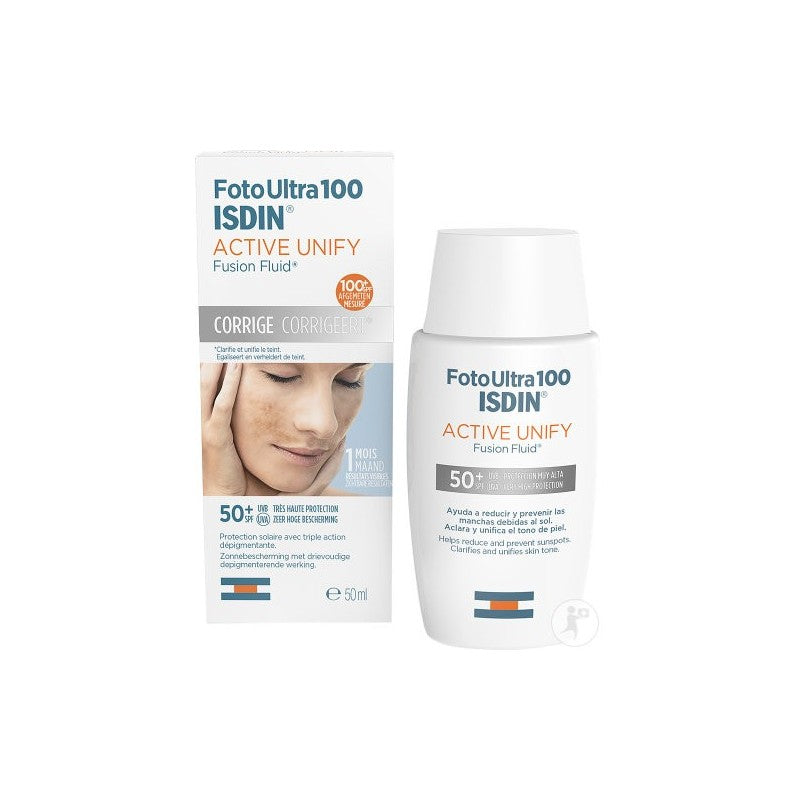 ISDIN FotoUltra Active Unify Transparent SPF50+ 50ml