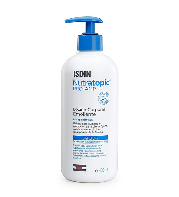 ISDIN Nutratopic Pro-AMP Lotion Émolliente Corps 400ml