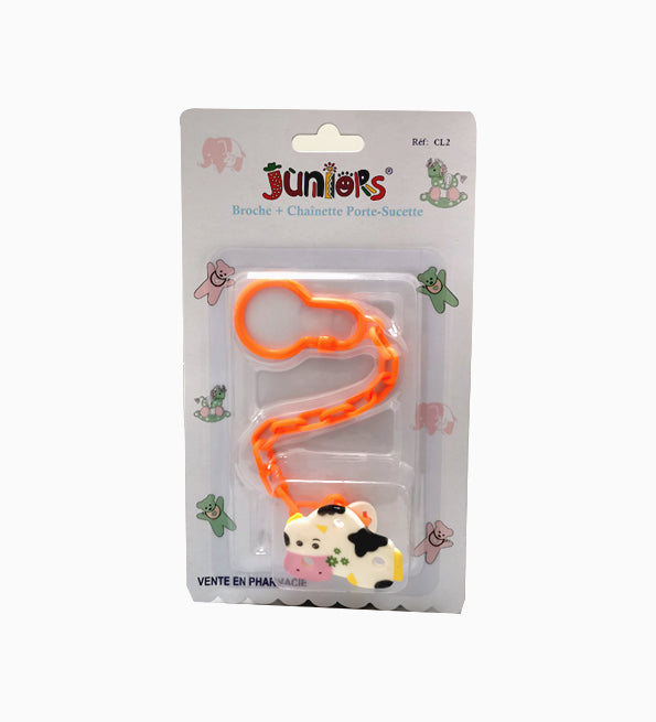 Juniors Attache Sucette Clips+Chaînette Ludique Bébé