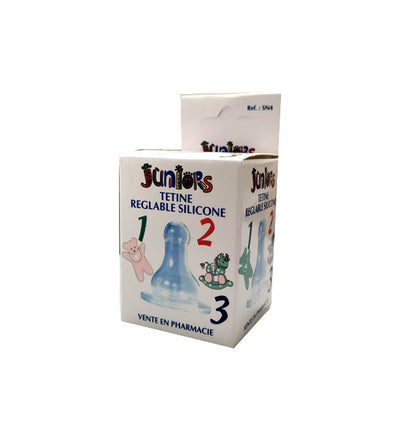 Juniors Tétine Réglable Silicone 1, 2, 3
