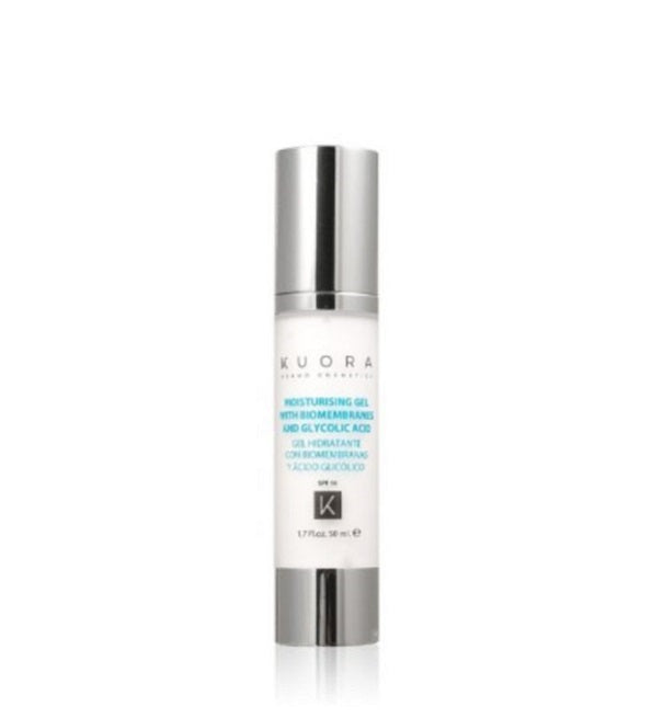 KUORA GEL HYDRATANT AUX BIOMEMBRANES ET A L'ACIDE GLYCOLIQUE