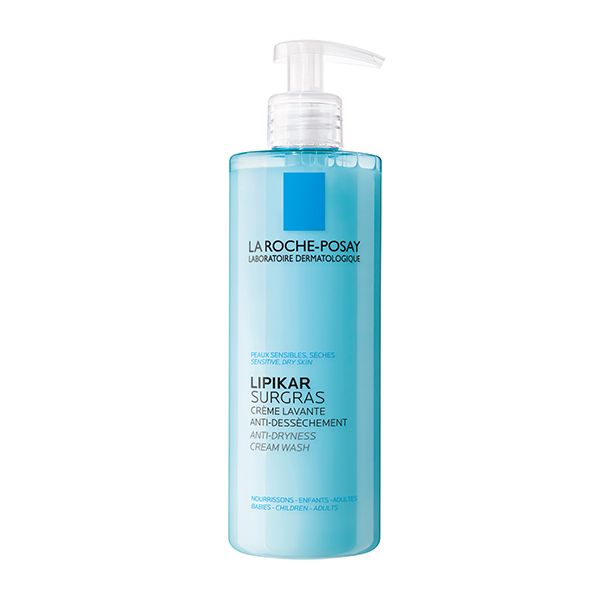 La Roche-Posay Lipikar Surgras Crème Lavante 400ml — nettoyant doux peau sèche et sensible Maroc