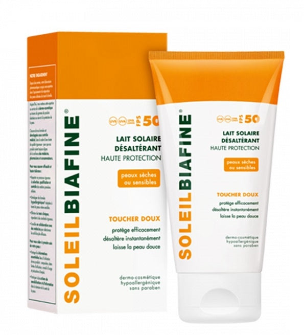 Biafine Soleil حليب واقي شمس للجسم SPF 50 150 مل