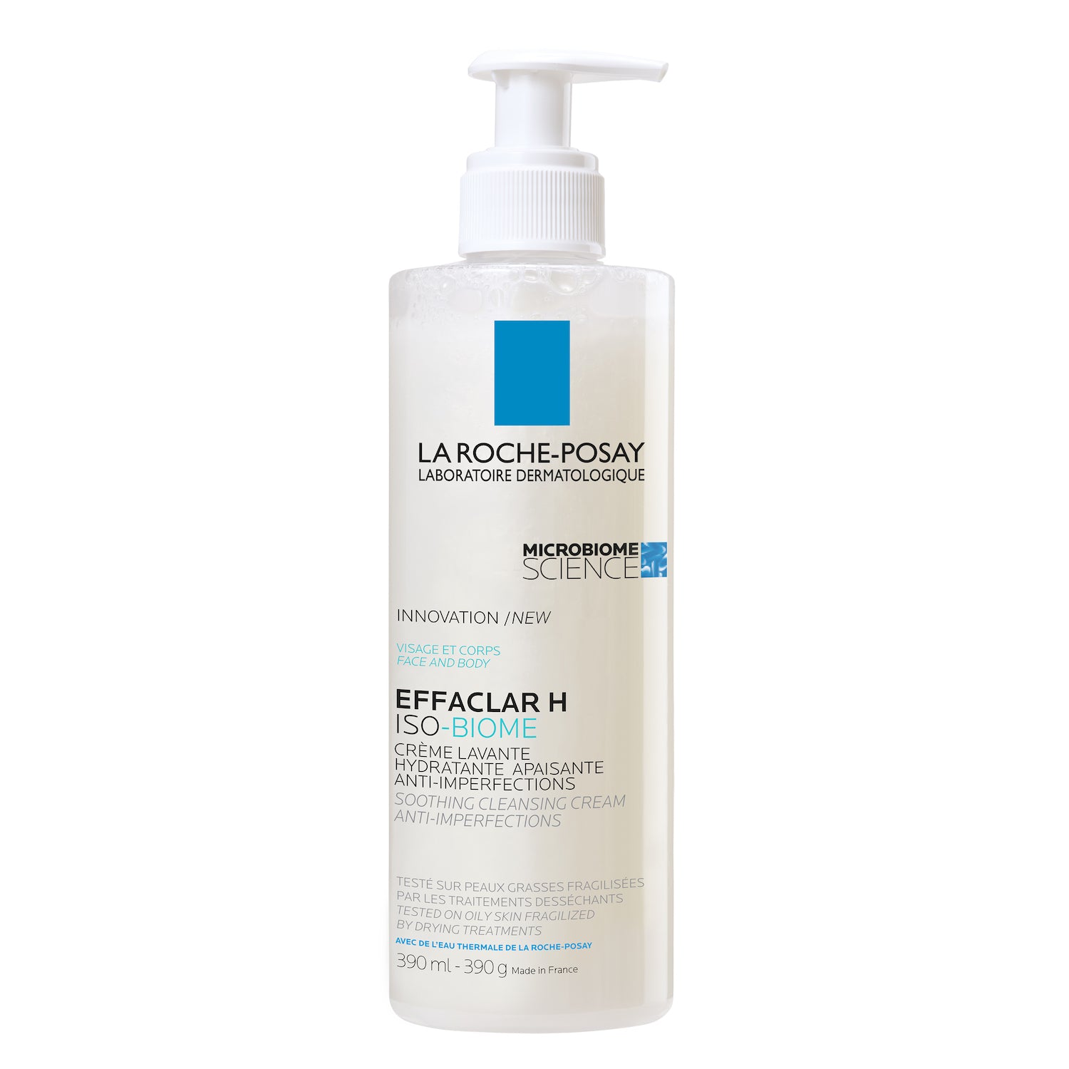 La Roche-Posay Effaclar H Iso-Biome Crème Apaisante 40ml — hydratation peau sensible climat marocain